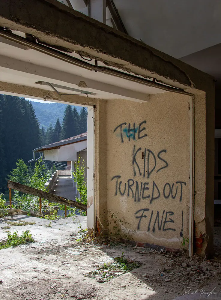 Abandoned Hotel 90s Reference