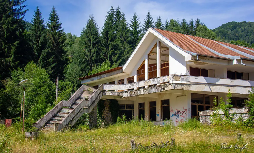 Abandoned Hotel Side Entry 2